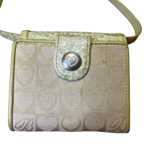 Brighton | Lime Green Crossbody Wallet - Picture 4 of 6